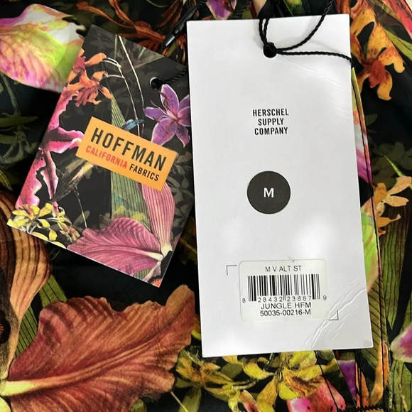 Herschel Supply Co. Voyage Alta Swim Shorts in Jungle Hoffman - NEW -Size Medium - Picture 11 of 12